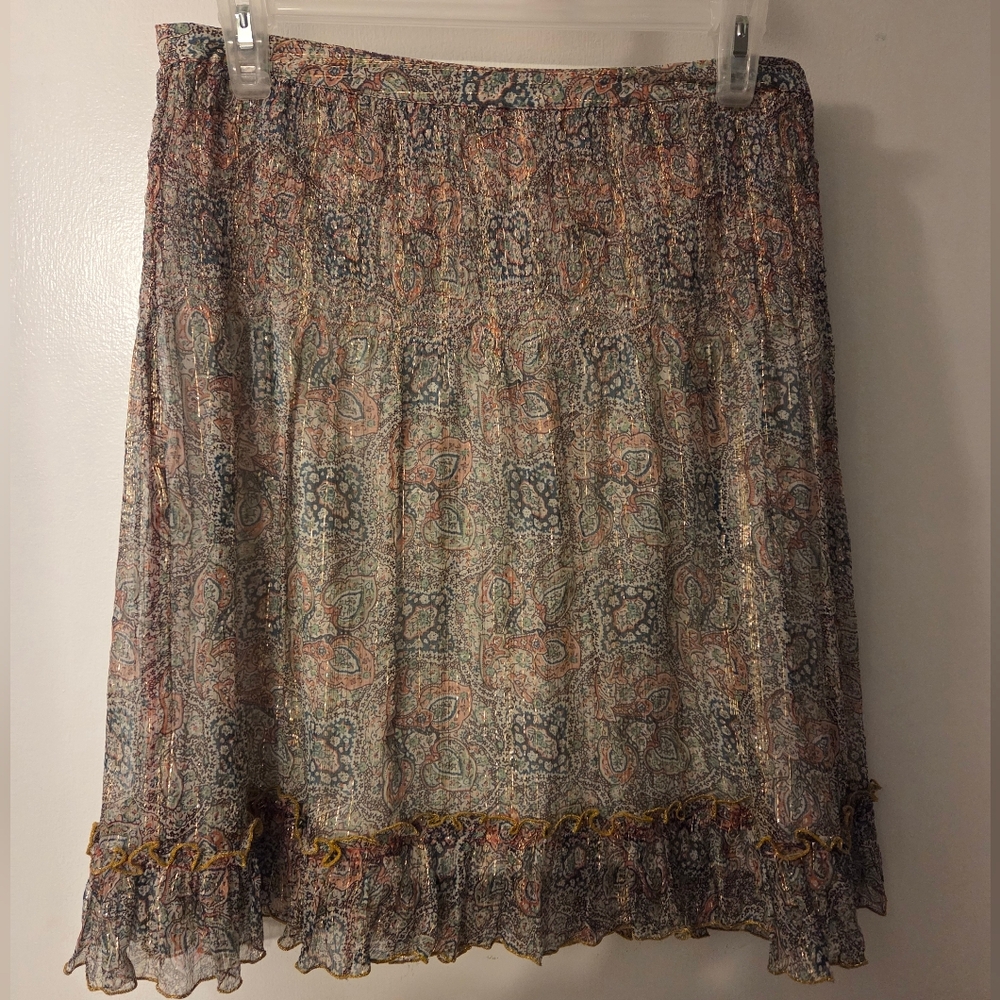 Y2K Inspired Bohemian Paisley Kenziegirl Skirt